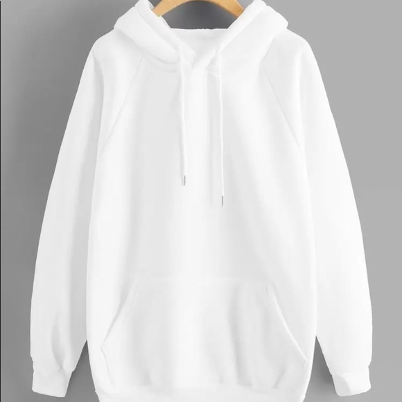Basic white hoodie - Picture 2 of 2